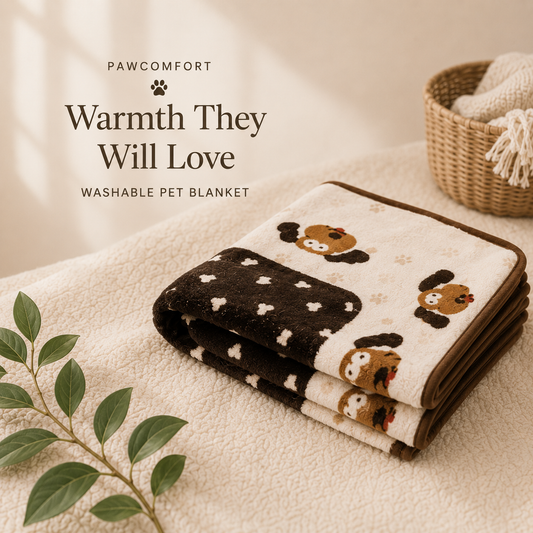 Smartpetlove  Blanket for Pets - Warm & Cozy Dog Blanket for Small Dogs - Machine Washable Dog Blanket